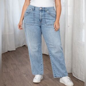 J. Jill Light Blue Straight Leg Jeans